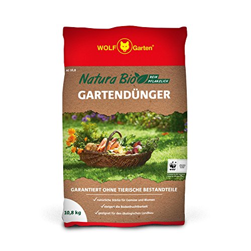 WOLF Garten WOLF-Garten - Natura Bio Gartendünger NG 10,8 10,8 kg für 160 m², braun von WOLF Garten