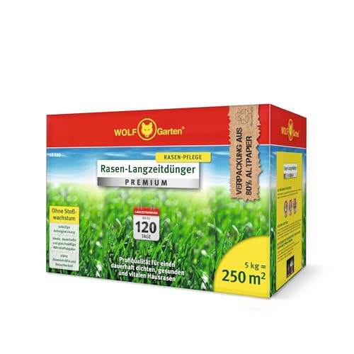 WOLF Garten WOLF-Garten - Rasen-Langzeitdünger »Premium« 120 Tage LE 250; 3830030 von WOLF Garten