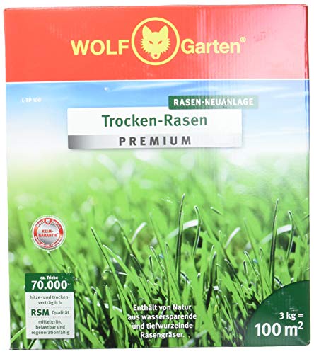 WOLF Garten WOLF Garten WOLF-Garten - Trocken Rasen Premium, 100 m², Gelb von WOLF Garten