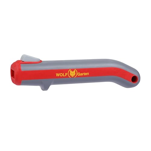 WOLF Garten - ZM 015 Handgriff; ideal für alle multi-star Minis und Abzieher FW-M, Fensterwischer EW-M und Kehrschaufel BK-M; 15cm; 71AED014650, Rot von WOLF Garten