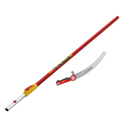 WOLF Garten multi-star Astsäge RE-PM mit Teleskopstiel ZM-V4, rot von Wolf-Garten
