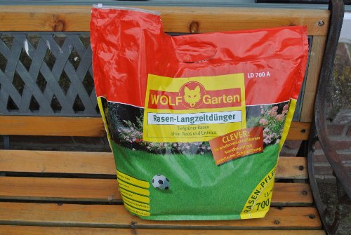 Wolf Garten LD700A Rasen Langzeitdünger 11,2 kg Tragebeutel von WOLF Garten