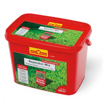 Wolf L 100 SM Premium-Rasen plus Aufbau-Dünger 100qm Eimer 3,2kg von WOLF Garten