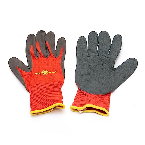 wolfcraft 7760014 Beethandschuh Boden Größe 7 von WOLF Garten