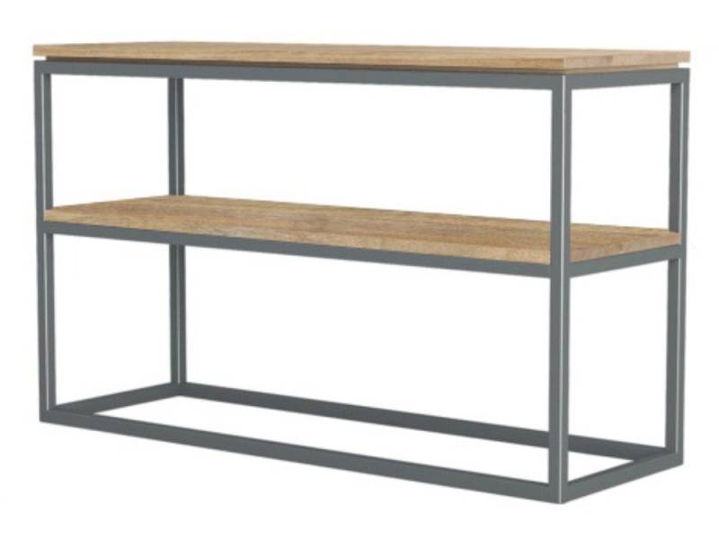 WOLF MÖBEL Ablageregal NEPTUN Konsole mit 2 Ablagen, 120x35x70, NEPTUN Konsole mit 2 Ablagen von WOLF MÖBEL