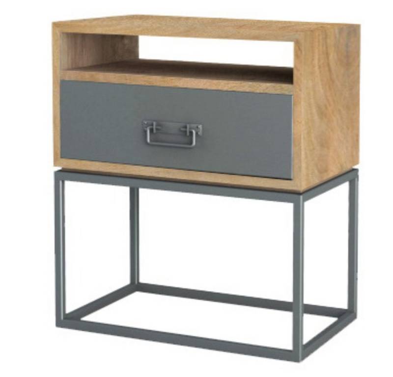 WOLF MÖBEL Nachtkommode (48x35x55), NEPTUN Kommode mit 1 Schublade / 1 Ablage von WOLF MÖBEL