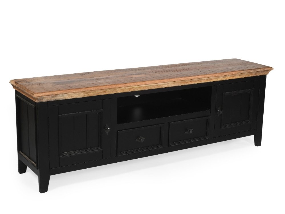 WOLF MÖBEL Sideboard (180 x 40 x 60), COUNTRY Lowboard mit 2 Türen / 2 Schubladen von WOLF MÖBEL