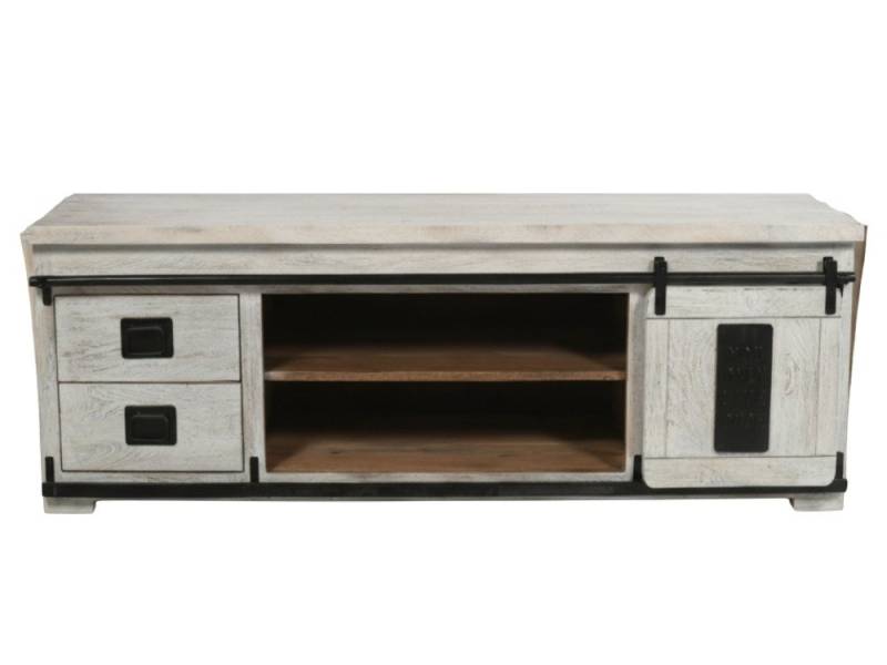 WOLF MÖBEL Sideboard (195 x 45 x 50), SLIDE Lowboard mit 2 Schubladen / 1 Schiebetür von WOLF MÖBEL
