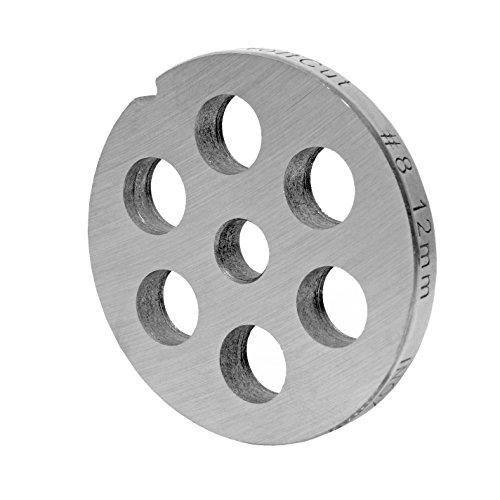 Wolfcut INOX Fleischwolfscheibe Gr. 8-12,0 mm Bohrung - Kompatibel/Ersatz mit Fleischwolf Jupiter - Bosch - Alexanderwerk von Wolfcut