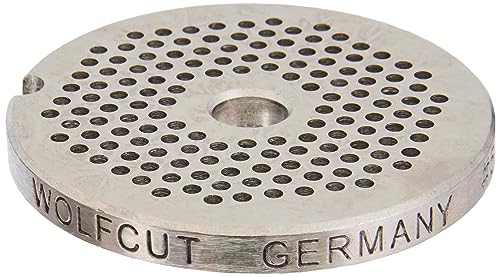 WOLFCUT Lochscheibe Größe 5 mit 2.0 mm Bohrung, Silber von Wolfcut