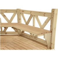 WOLFF Sitzbank »Kreta 8«, Holz, beige von WOLFF