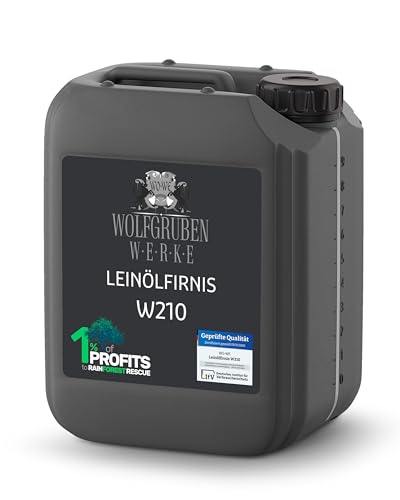 Leinölfirnis 5L Holzöl farblos Leinöl lebensmittelecht Holzpflegeöl W210 Leinölfirnis 5L Holzöl farblos Leinöl lebensmittelecht Holzpflegeöl W210 von WO-WE