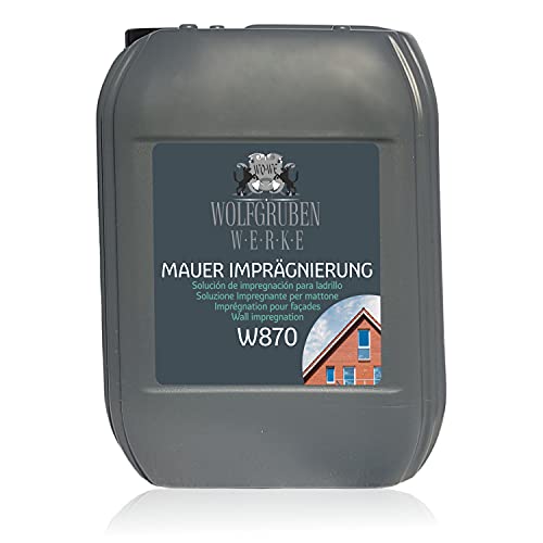 Mauer Fassaden Imprägnierung W870 Fassadenschutz Mauerschutz Abdichtung - 5L von WO-WE