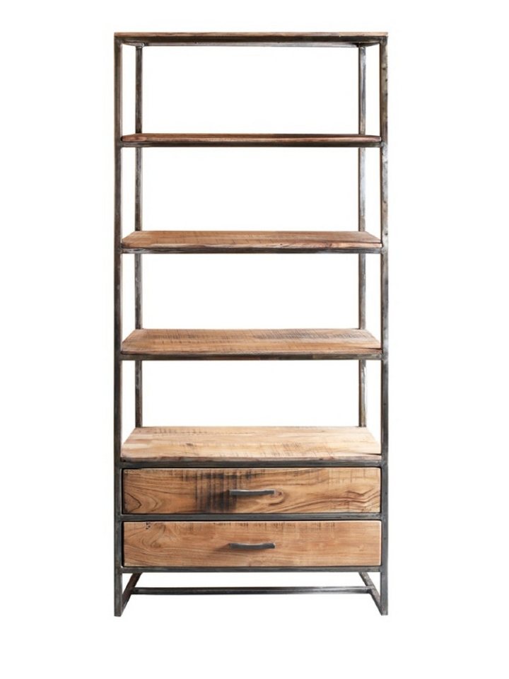 WOLF MÖBEL Ablageregal SPRING Regal mit 2 Schubladen / 4 Ablagen, 73x35x190, SPRING Regal mit 2 Schubladen / 4 Ablagen von WOLF MÖBEL