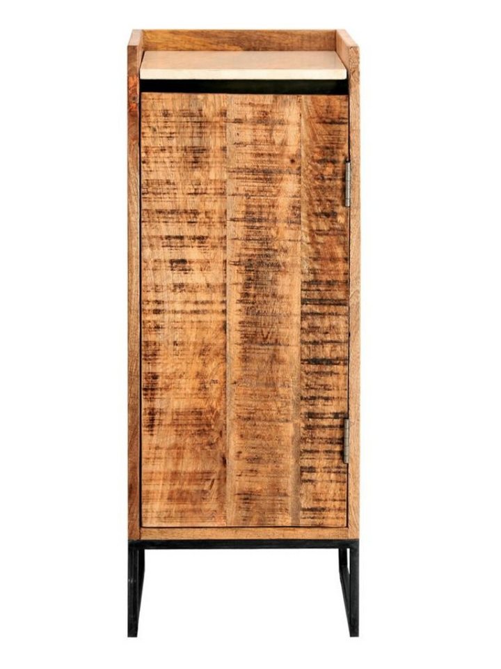 WOLF MÖBEL Badkommode (35 x 30 x 90), MARBLE Bad Kommode mit 1 Tür / 1 Ablage Marmor von WOLF MÖBEL