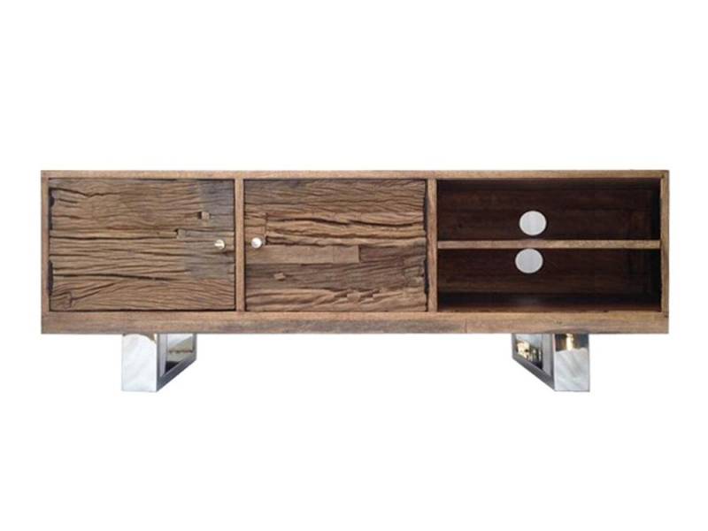 WOLF MÖBEL Sideboard (130x40x45), SLEEPER Lowboard mit 2 Türen / 2 Ablagen von WOLF MÖBEL