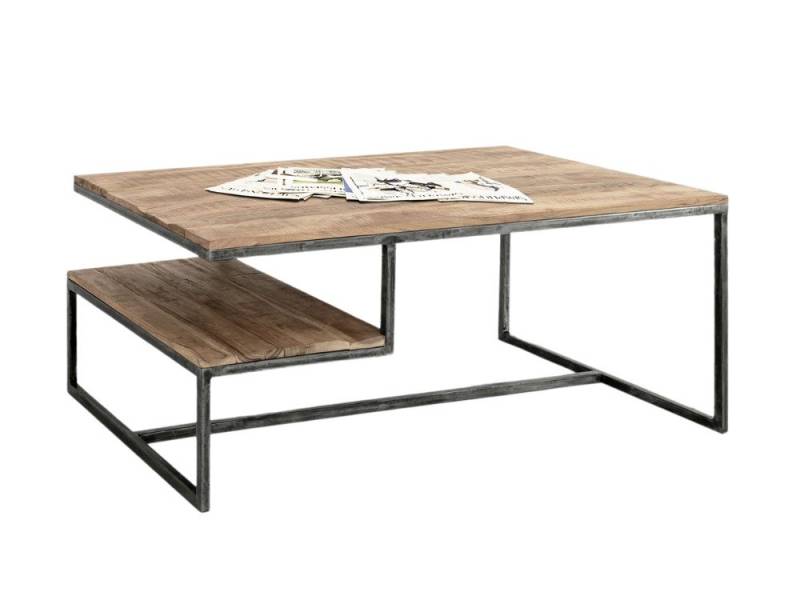 WOLF MÖBEL Wohnzimmertisch SPRING Couchtisch 120x60 mit einer Ablage (120x60x45 cm (L x B x H), SPRING Couchtisch 120x60 mit einer Ablage von WOLF MÖBEL