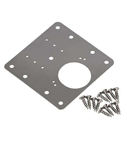 Reparaturplatten für Türen, Scharniere, 9 x 9 cm, 1 Stück, Reparaturplatte für Möbel von WOLFPACK