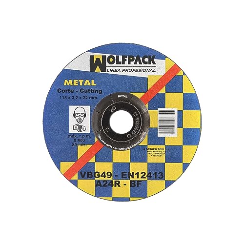 Schneidscheibe Abrasive Metall 115 x 3,2 x 22 mm. von WOLFPACK