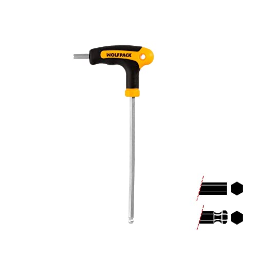WOLFPACK LINEA PROFESIONAL 2104525 Inbusschlüssel mit Kugelgriff in T-Form 6,0 mm. Mit Aufhänger, Farbig, único WOLFPACK LINEA PROFESIONAL 2104525 Inbusschlüssel mit Kugelgriff in T-Form 6,0 mm. Mit Aufhänger, Farbig, único von WOLFPACK