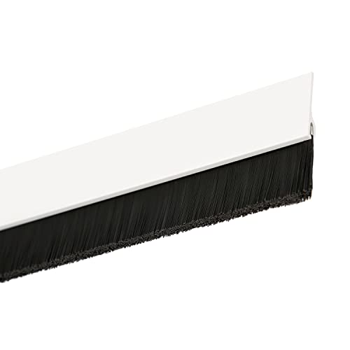 Wolfpack Linea Profesional 5190200 PVC-Zugluftstopper mit Bürste, weiß, 1 m, 0, Mehrfarbig, Standard von WOLFPACK LINEA PROFESIONAL