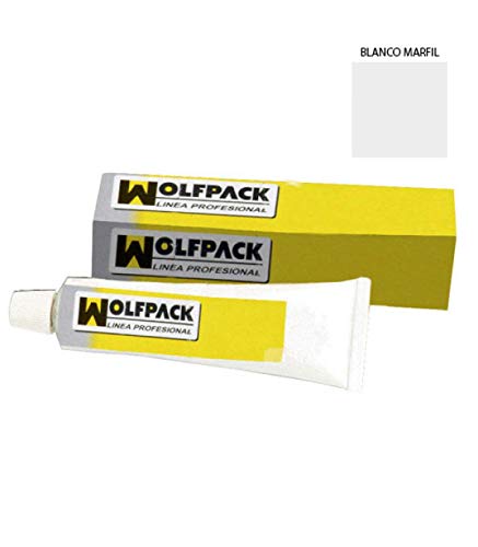 Wolfpack 14070001 Spachtelmasse repariert Holz 120 gr weiß elfenbein von WOLFPACK