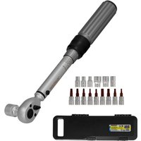 Wolfpack - Set Llave Dinamometrica 1/4' Con 9 Puntas Hexagonales y 5 Vasos. von WOLFPACK
