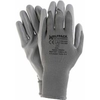 10" Nitril-/imprägnierte Nylonhandschuhe (Paar) von WOLFPACK