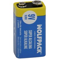 Alkaline Batterie 6 LR61 (1er Blister) von WOLFPACK
