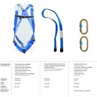 Auffanggurt Sicherheitsset Nr. 1 (4-teilig) EN361 von WOLFPACK