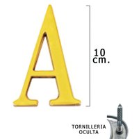 Buchstabe 'a' Wolfpack aus Messing 10 cm + Schraube - Blisterverpackung mit 1 Stück Buchstabe 'a' Wolfpack aus Messing 10 cm + Schraube - Blisterverpackung mit 1 Stück von WOLFPACK