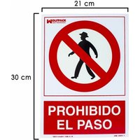 El Paso Verbotsschild 30x21 cm. von WOLFPACK