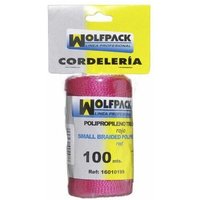 Geflochtenes Seil aus rotem Polypropylen (Spule 100 Meter) von WOLFPACK