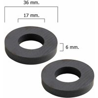 Magnet Wolfpack Ferritring Ø 36x17x6 mm. (Blister 2 Stück) von WOLFPACK