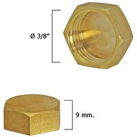 3/8 Blindstopfen aus Messing von WOLFPACK