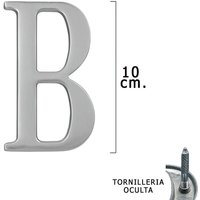 Letra Metal 'b' Plateada Mate 10 cm. con Tornilleria Oculta (Blister 1 Pieza) von WOLFPACK