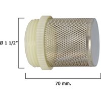 Edelstahlfilter für Rückschlagventil 1 1/2" von WOLFPACK