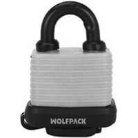 Wolfpack - Normalbogen-Vorhängeschloss für den Außenbereich, 30 mm. von WOLFPACK