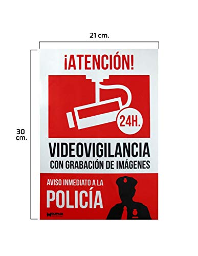 Schild Alarm Warnung angeschlossen A Polizei 30 x 21 Schild Alarm Warnung angeschlossen A Polizei 30 x 21 von WOLFPACK