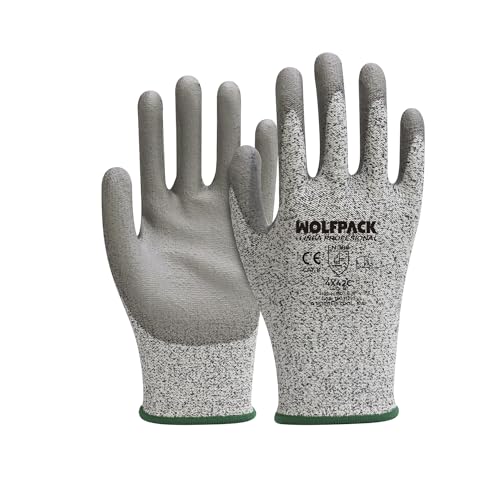 Schnittfeste Handschuhe aus Fiberglas, Größe 22,9 cm Schnittfeste Handschuhe aus Fiberglas, Größe 22,9 cm von WOLFPACK