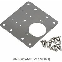 Schüsselscharnier-Reparaturplatten 9x9 cm. 1 Stück von WOLFPACK