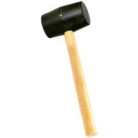Schwarzer Gummihammer Maurer 500 Gramm von WOLFPACK
