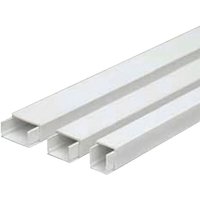 Selbstklebender Kabelkanal mit Abdeckung 10x20 mm x 2 m. von WOLFPACK