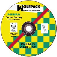 Steinschleifscheibe 115x3,2x22 mm. Steinschleifscheibe 115x3,2x22 mm. von WOLFPACK