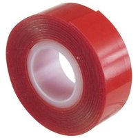 Transparentes elastisches doppelseitiges Klebeband 1,5 m. × 19 mm. von WOLFPACK