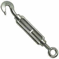 Verzinkte Spannschlösser m 6 mm. 1/4' Haushaltsgebrauch Verzinkte Spannschlösser m 6 mm. 1/4' Haushaltsgebrauch von WOLFPACK