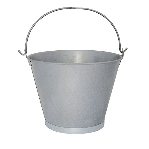 IMEX EL ZORRO Verzinkter Eimer mit Ring, Metall, Silber, 19 cm von EL ZORRO