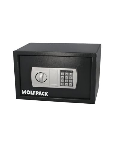 WOLFPACK LINEA PROFESIONAL 03070305 Caja Fuerte Sobreponer Electrica 31x20x20 cm. Elektrischer Safe 31 x 20 x 20 cm, bunt von WOLFPACK