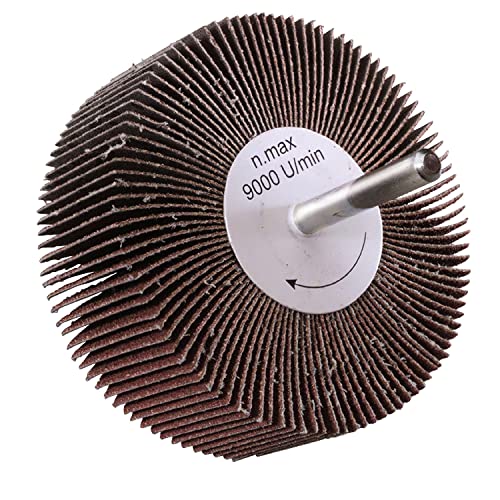 WOLFPACK LINEA PROFESIONAL 09011700 Fächerschleifer Körnung 40 80 x 40 mm, bunt von WOLFPACK