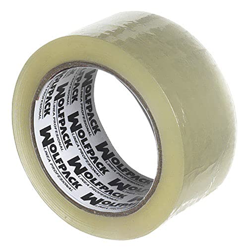 WOLFPACK LINEA PROFESIONAL Cinta Embalar Transparente 48 mm, x 66 m, von WOLFPACK